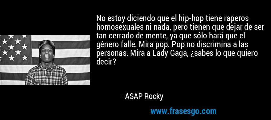 FRASE DE HIP HOP frase de hip hop: